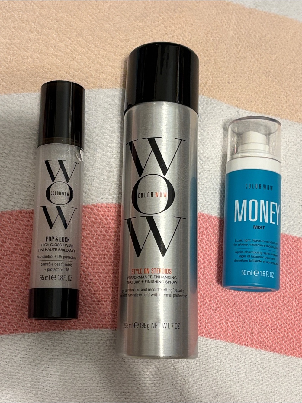 Color Wow Styling Set — Leave-In, Style on Steroids and High Gloss Finish- NEW